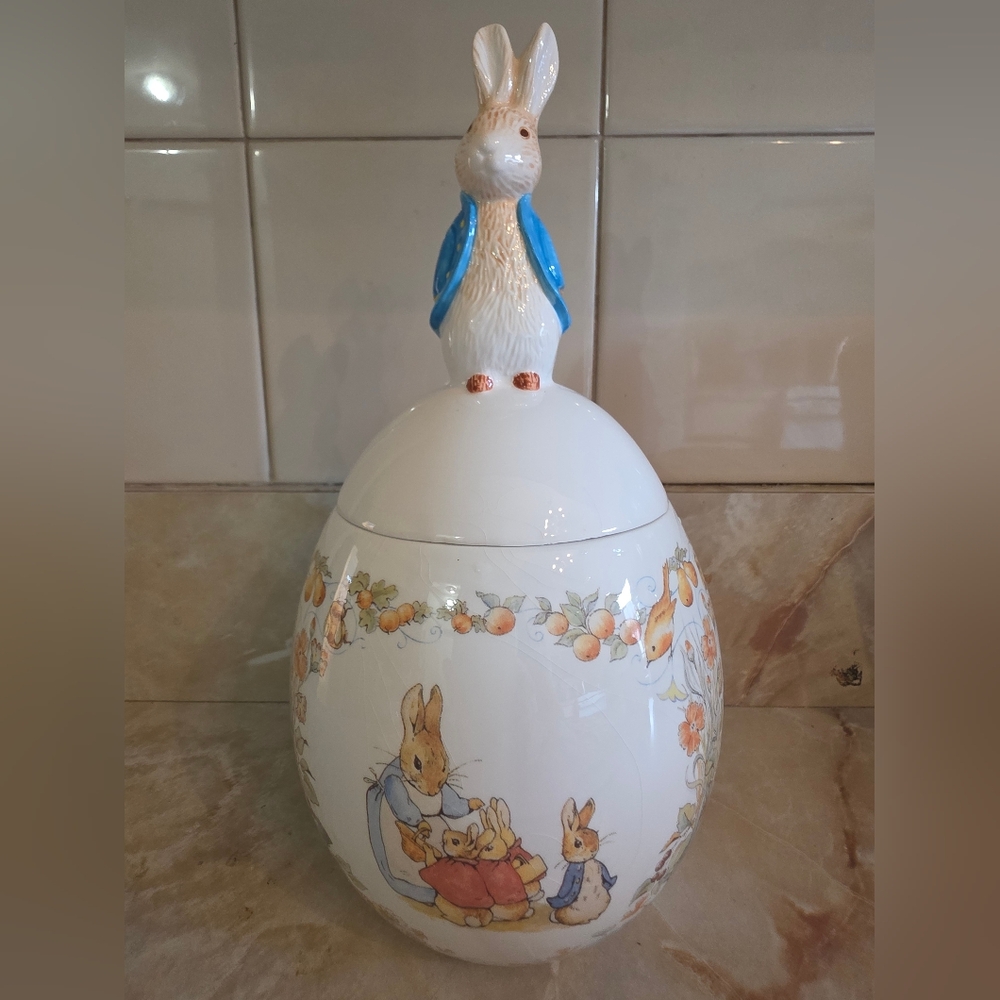 Peter Rabbit Cookie Jar